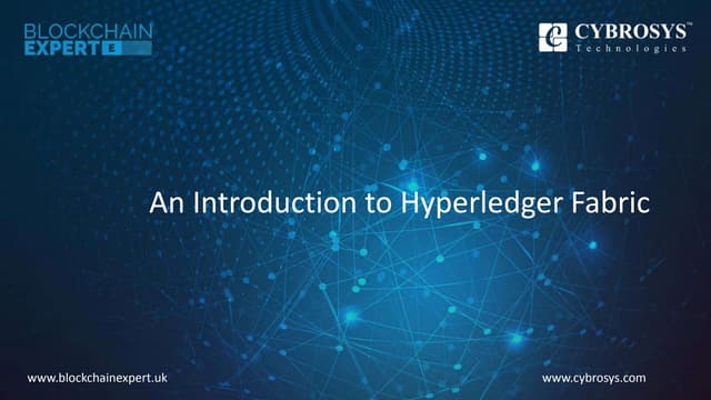 Hyperledger fabric