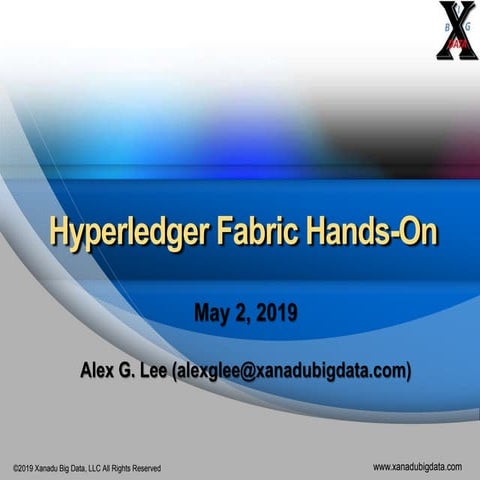 Hyperledger Fabric Hands-On