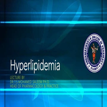 Hyperlipidemia