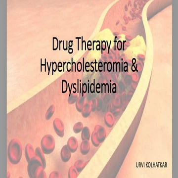 Hyperlipidemia pharmacotherapy