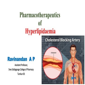 Hyperlipidemias / hyperlipoproteinemia, hyperlipidemia