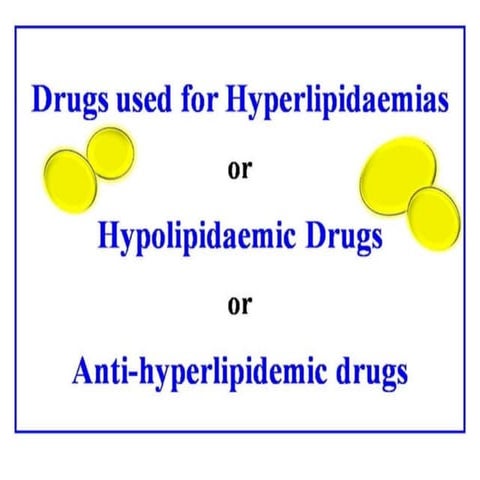 Drugs Used for the Hyperlipidemic drugs, HMG-CoA Reductase Inhibitor Drugs