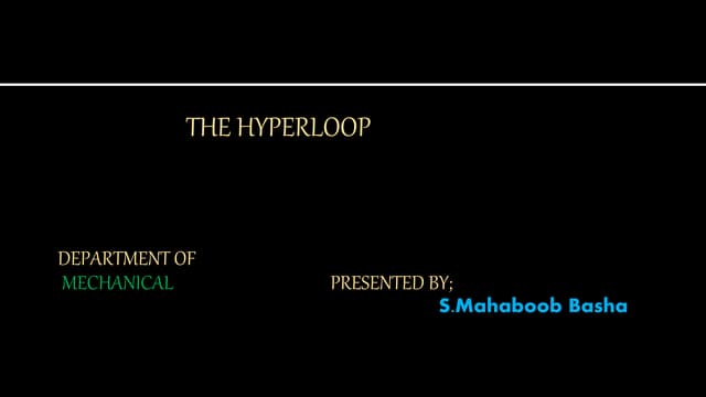 Hyperloop ppt 1
