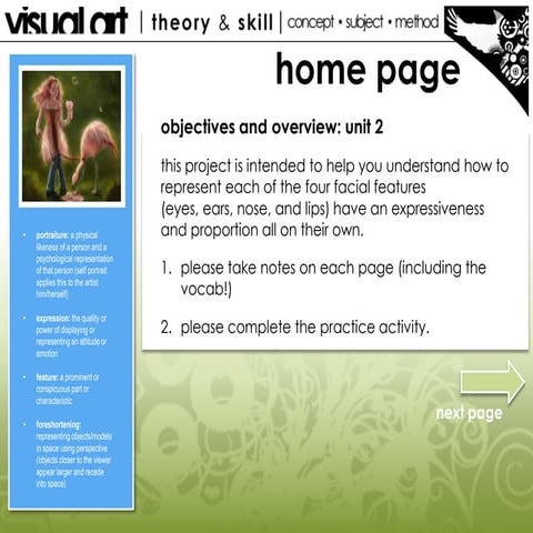 Unit 2 - Notes on Portraiture