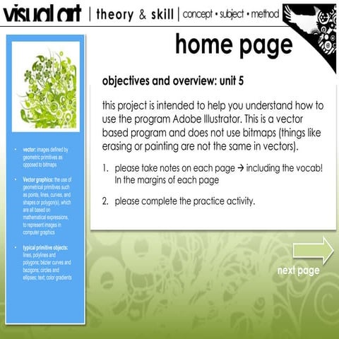 DID Unit 5 - Notes and Exercise