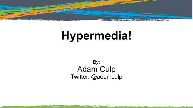 Hypermedia
