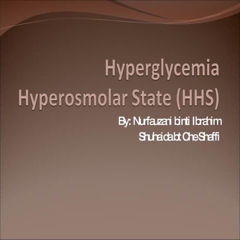 Hyperosmolar Non Ketotic Dm [Autosaved]