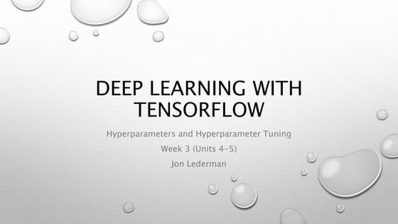 Hyperparameter Tuning