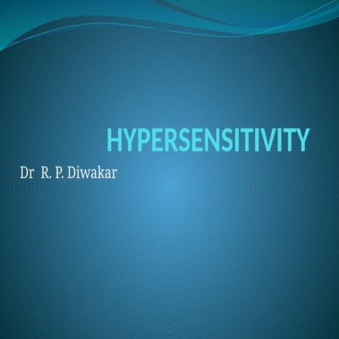 Comprehensive Overview of Hypersensitivity and Autoimmune Disorders in ...