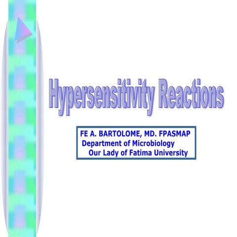 Hypersensitivity