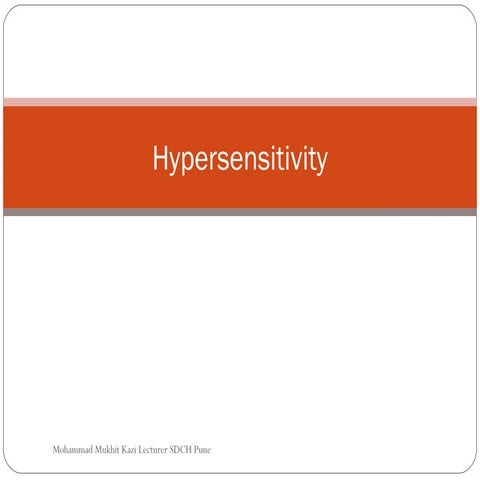 Hypersensitivity