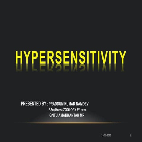 Hypersensitivity