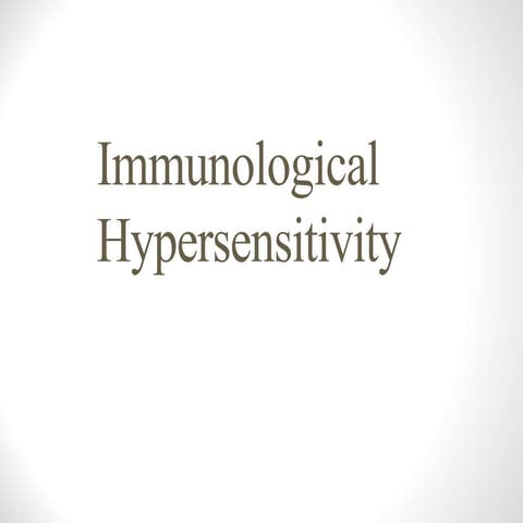Hypersensitivity Ppt Ppt Final Ppt Hypersensitivity Ppt Xaky