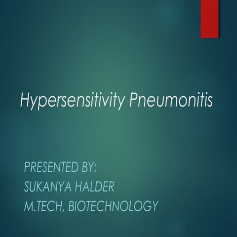 Hypersensitivity Pneumonitis  