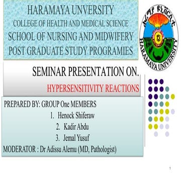 Hypersensitivity reactions BY GROUP 1.pptx