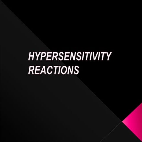 Hypersensitivity reactions class.ppt Pharmacognosyx