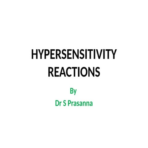 Pathology Hypersensitivity reaction UGs.pptx