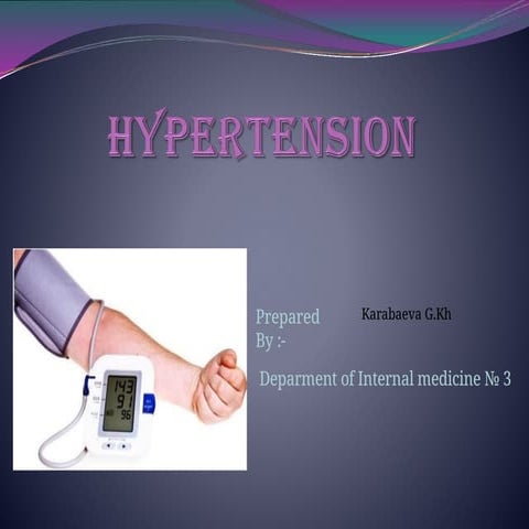 Hypertension, or high blood pressure, is a persistent condition where ...