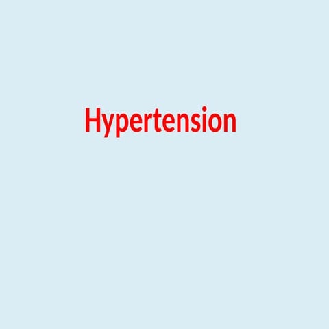 hypertension and its management.pptx by Dr Prashant