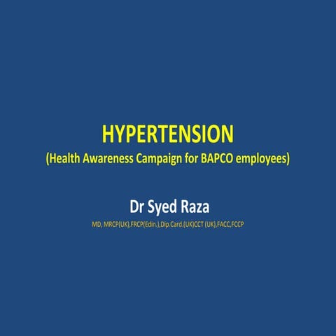 Hypertension  