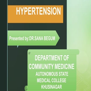 Comprehensive Overview of Hypertension: Definition, Risks, and ...