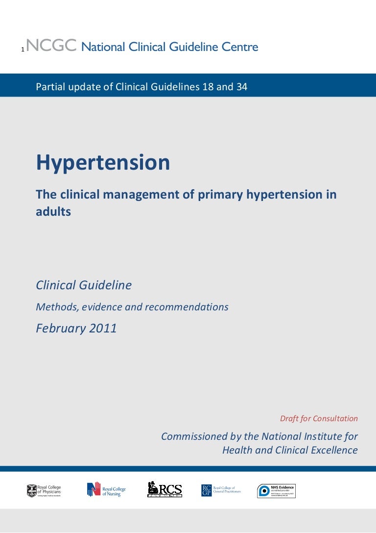 Hypertension nice 2011