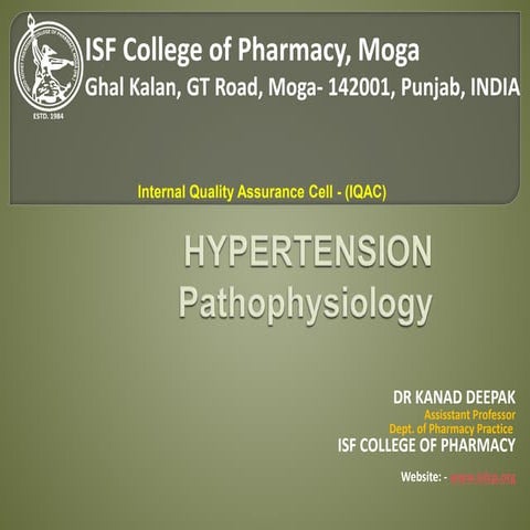 Hypertension pathophysiology