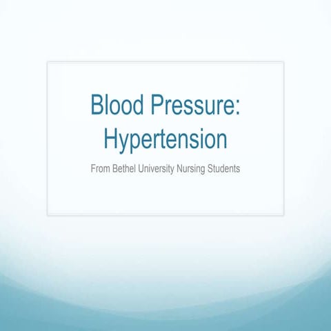 Hypertension power point
