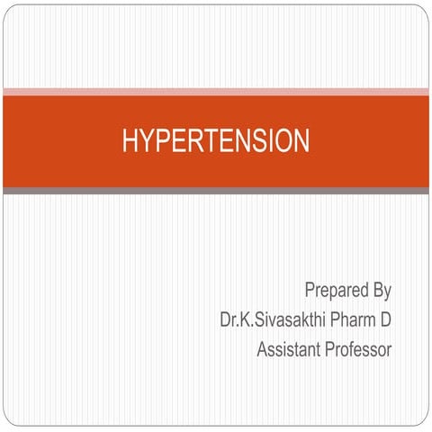 Hypertension ppt