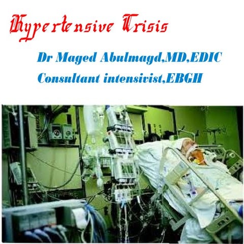 Hypertensive crisis