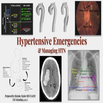Hypertensive emergencies