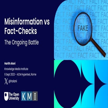 Misinformation vs Fact-Checks: The Ongoing Battle