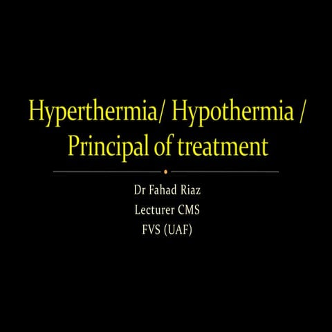 Hyperthermia