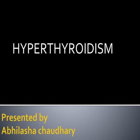 Hyperthyroidism