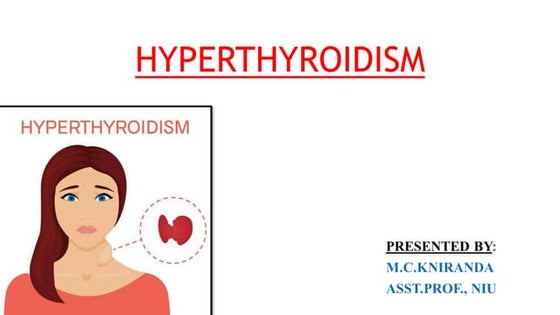 THE CONCEPT OF HYPERTHYROIDISM AND THE NURSING PROCESS | PPT