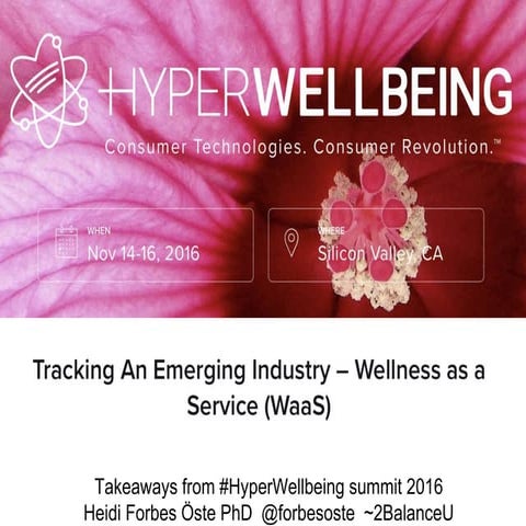 Notes on HyperWellbeing Summit