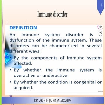 Comprehensive Overview of Immune Disorders and Hypersensitivity ...