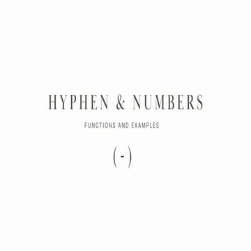 HYPHENS AND NUMBERS.pdf