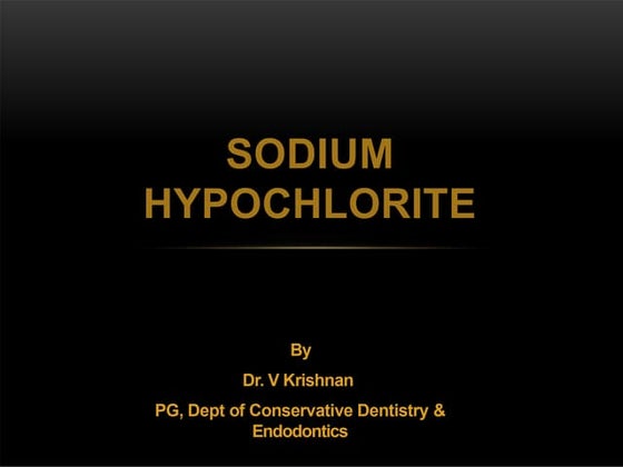 Root Canal Irrigation During Endodontic Treatment | PPTX
