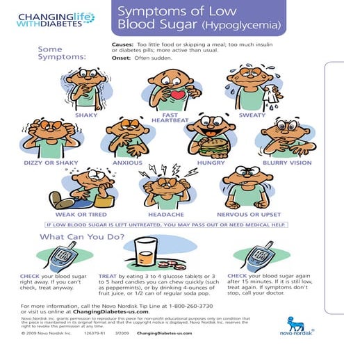 Hypoglycemia - Low Blood Glucose