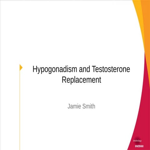Hypogonadism and testosterone replacement