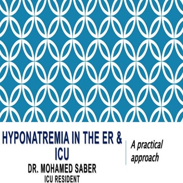 Hyponatremia