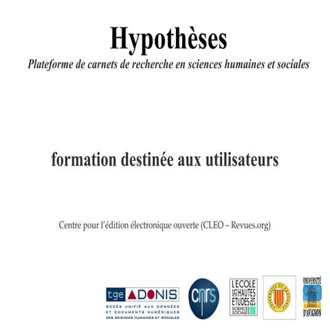 Hypotheses Ifpo