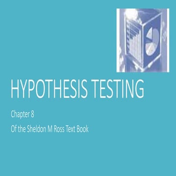 Hypothesis testing