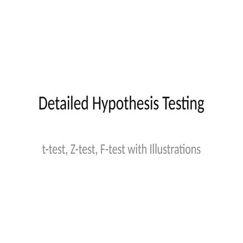 Comprehensive Guide to Hypothesis Testing: t-Test, Z-Test, and F-Test ...