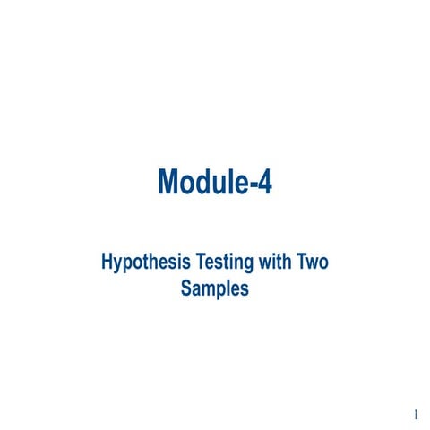 hypothesis testing_two_samples z and t test.ppt