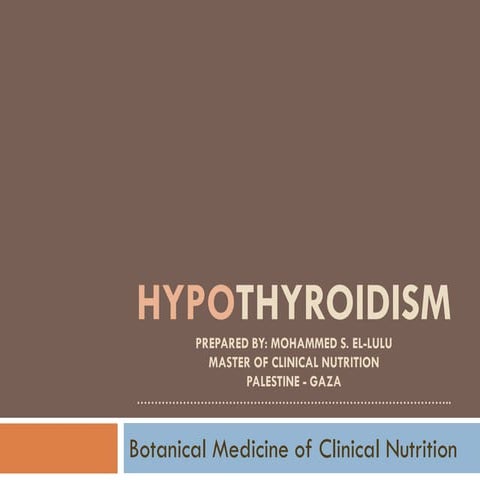 Hypothyroidism