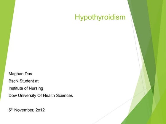 Hypothyroidism | PPTX | Thyroid Disorders | Endocrine and Metabolic ...