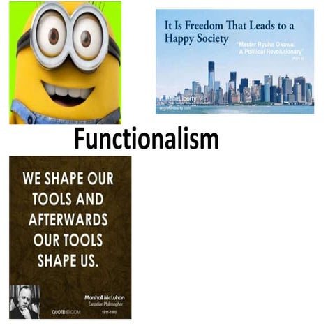 Functionalism sociology