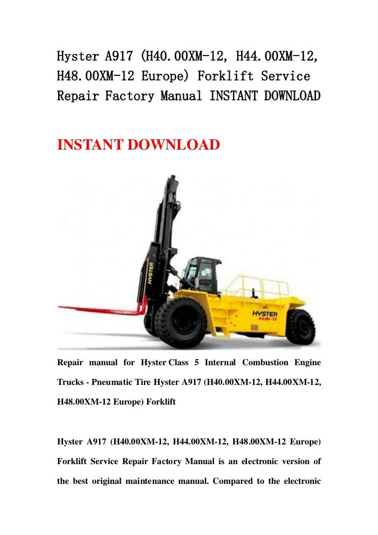 Ms hyster Ms hyster